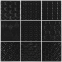 COTTO MT 4SR1 Spirit Black Mosaic Tiles