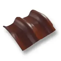 Ridge Cover Roman Tile Diamond Sparkling Brown