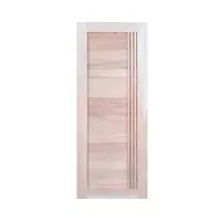 ประตูไม้เนื้อแข็ง ไม่เจาะลูกบิด N999 BALI 90x200 ซม. สีธรรมชาติ