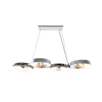 CHANDELIER MD HL-22018 EVL MT WH/GD 4L