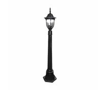 Outdoor lamp 1 meter 1 bulb, model 2061-ST, black, FINEXT