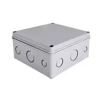 กล่องพลาสติกกันน้ำ 8x8 สีเทา T206