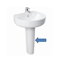 PEDESTAL LEG 0742-WT-0 WH
