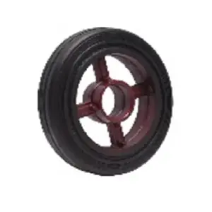 Solid rubber trolley wheel BIH 10 inches (25 cm.)-1