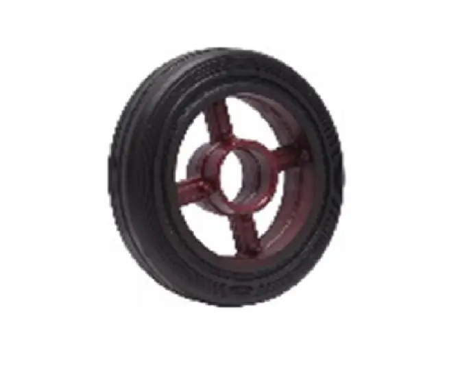 Solid rubber trolley wheel BIH 10 inches (25 cm.)-1