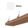 Aluminum Baffle Ceiling Metalworks White Height 100 mm