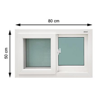 นต.UPVCบานเลื่อน มุ้ง VL-S 80x50cm WH