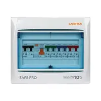 C-UNIT cabinet set, 50A main, 6 channels + 63A LAM protection