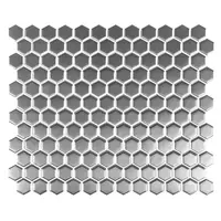 โมเสค 29.8X25.8CM DAWN HEXAGON PLATINUM