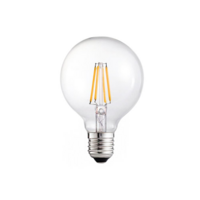 NAGAS FILAMENT G80 E27 4W Warm White LED Bulb (Ping Pong Shape)