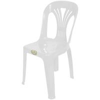 SPRING BACKREST 220A WH 4LEGS CHAIR