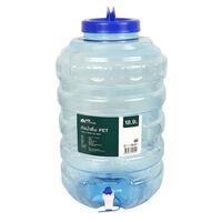 ถังน้ำดื่มเพ็ทใสME 18.9L มีก๊อก WALL ฟ้า