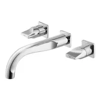 8-inch center-mounted washbasin mixer faucet COTTO CT2283C46#CRG, wall-mounted type (chrome-rose gold), Clisent model