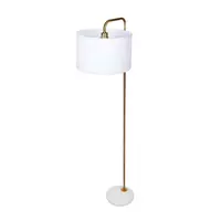FLOOR LAMP CS ML5023 CAR FB/MT WH/GD