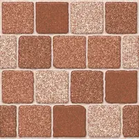 กระเบื้องปูพื้น SOSUCO UD-N 40x40 ซม. หินสี่ทิศ มิกซ์-น้ำตาล (R) (A)