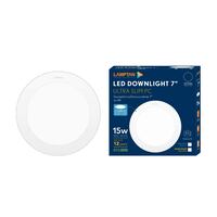 ดาวน์ไลท์ LED LAMPTAN ULTRA SLIM PC 15 วัตต์ DAYLIGHT 7 นิ้ว สีขาว กลม