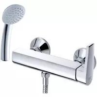 ก๊อกผสมยืนอาบ แบบติดผนัง พร้อมชุดฝักบัวสายอ่อน American Standard รุ่น ONYX A-2283