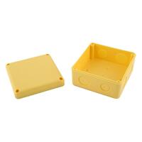 กล่องกันน้ำ 4x4" สีเหลือง SOKAWA