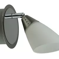ไฟกิ่งใน CARINI LED VS1704-1 โลหะ/แก้ว สีขาว 1 หัว