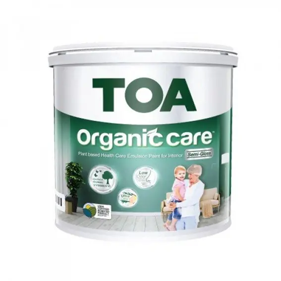 TOA 8300 TOA Organic Care Plant Base Health Care Emulsion Paint Semi-Gloss for Interior 8300 Snowflake Confetti-1