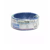 สายไฟ IEC01 THW 1x1.5 ตร.มม. สีฟ้า 30 เมตร NNN