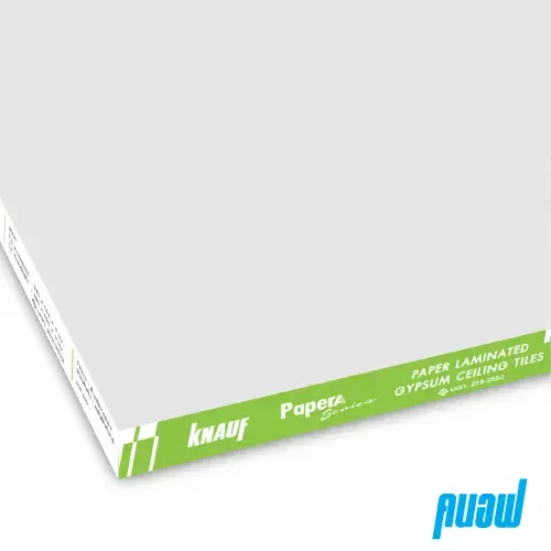 แผ่นฝ้าทีบาร์ 60x60 ซม. หนา 8 มม. Knauf Papera-1