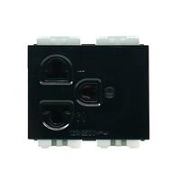 เต้ารับเดี่ยว 3 ขา CT ELECTRIC CPS-113 สีดำ