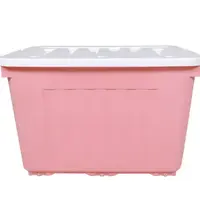 CONTAINER 110L 70x51x46CM PINK