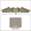 Metal Sheet Bluescope Klip Lock V-680BLH CB Desert Wild 0.4 mm