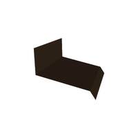 End Wall Flashing Type2 Metal Sheet Colorbond Girth 457 mm. Choco Matt AZ150