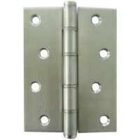 บานพับ 4"X3" SOSO 4318/3 สีสแตนเลส แพ็ค 3 ชิ้น