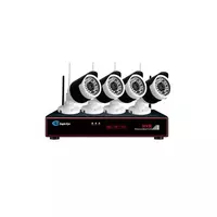 4-camera CCTV set, model EG-4NVRWL01, white