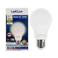 หลอดไฟ ไล่แมลง LED A60 10 วัตต์ สีขาว LEKISE