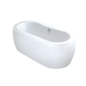 อ่างอาบน้ำธรรมดา แบบตั้งพื้น+หมอน American Standard รุ่น ACACIA 1700 TF-70190-WT