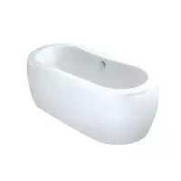 อ่างอาบน้ำธรรมดา แบบตั้งพื้น+หมอน American Standard รุ่น ACACIA 1700 TF-70190-WT