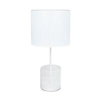 TABLE LAMP MD VT0448-1A CAR FB/MT WH