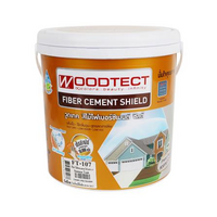 #FT107 สีทาไม้ฝา FIBER CEMENT WOODTECT ไม้สักทอง 1แกลลอน