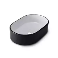 VICTOR WASHBASIN MODA 852BW White-Black