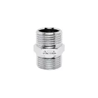 นิปเปิ้ล ชุบโครเมียม รุ่น NI141-015-CR-P ขนาด 1/2 นิ้ว สีโครเมียม