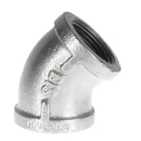 HDG Steel Elbow 45