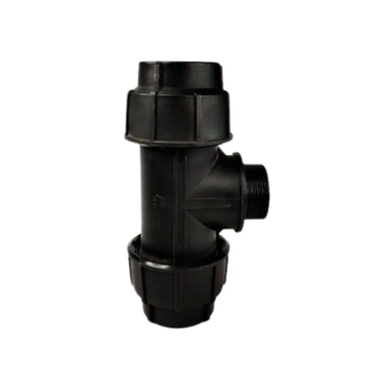 สามทางเกลียวนอก แบบสวมอัด HDPE 63x2"x63-1