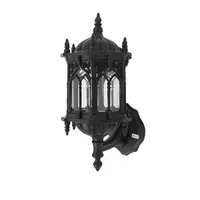 1 bulb outdoor wall lamp, Arab model W05-B, black, THE SUN
