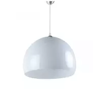 Chandelier 1 bulb, plastic, model MD D350, white, HEAP