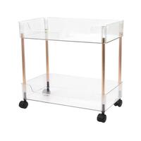 ชั้นวาง2ชั้นมีล้อ KLEAR 22.5x40.5x38.5ซม