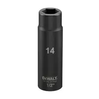 ลูกบ๊อกซ์ 1/2นิ้ว 14มม. DEWALT แบบยาว