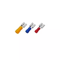 หัวเสียบตัวเมีย รุ่นแบบหุ้ม รุ่น V 2.5 - 7A (แพ็ค 10 ชิ้น) สีน้ำเงิน
