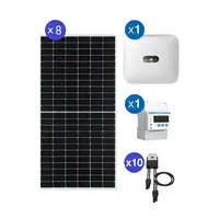 ชุดโซล่าเซลล์ออนกริด พร้อมติดตั้ง 5kW 3 เฟส Premium