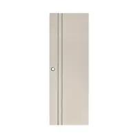 ประตูห้องน้ำ UPVC เจาะลูกบิด ECO-DOOR PE3 70x200 ซม. สีแอช