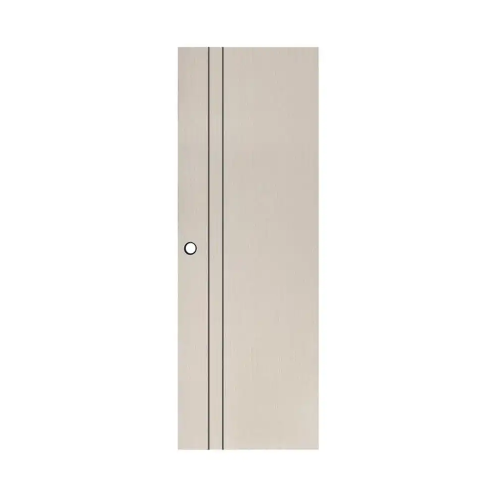 ประตูห้องน้ำ UPVC เจาะลูกบิด ECO-DOOR PE3 70x200 ซม. สีแอช-1