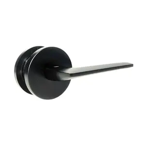 PRIVACY DOOR LEVER YALEYMLS-BK-AL003BLK BLACK-1